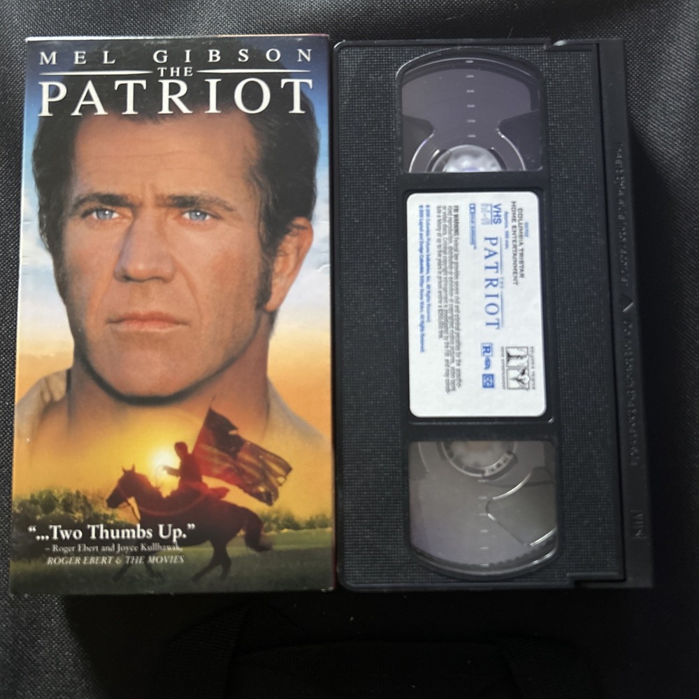 The Patriot VHS tape Mel Gibson Action Drama